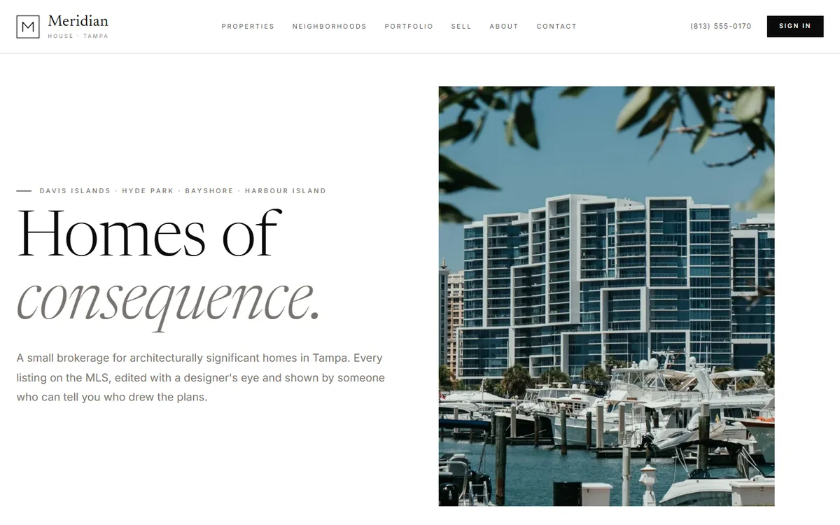 Gallery theme, desktop homepage